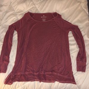 American Eagle Long sleeve shirt with arm cutouts